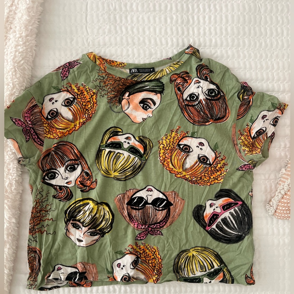 Zara Faces T-shirt